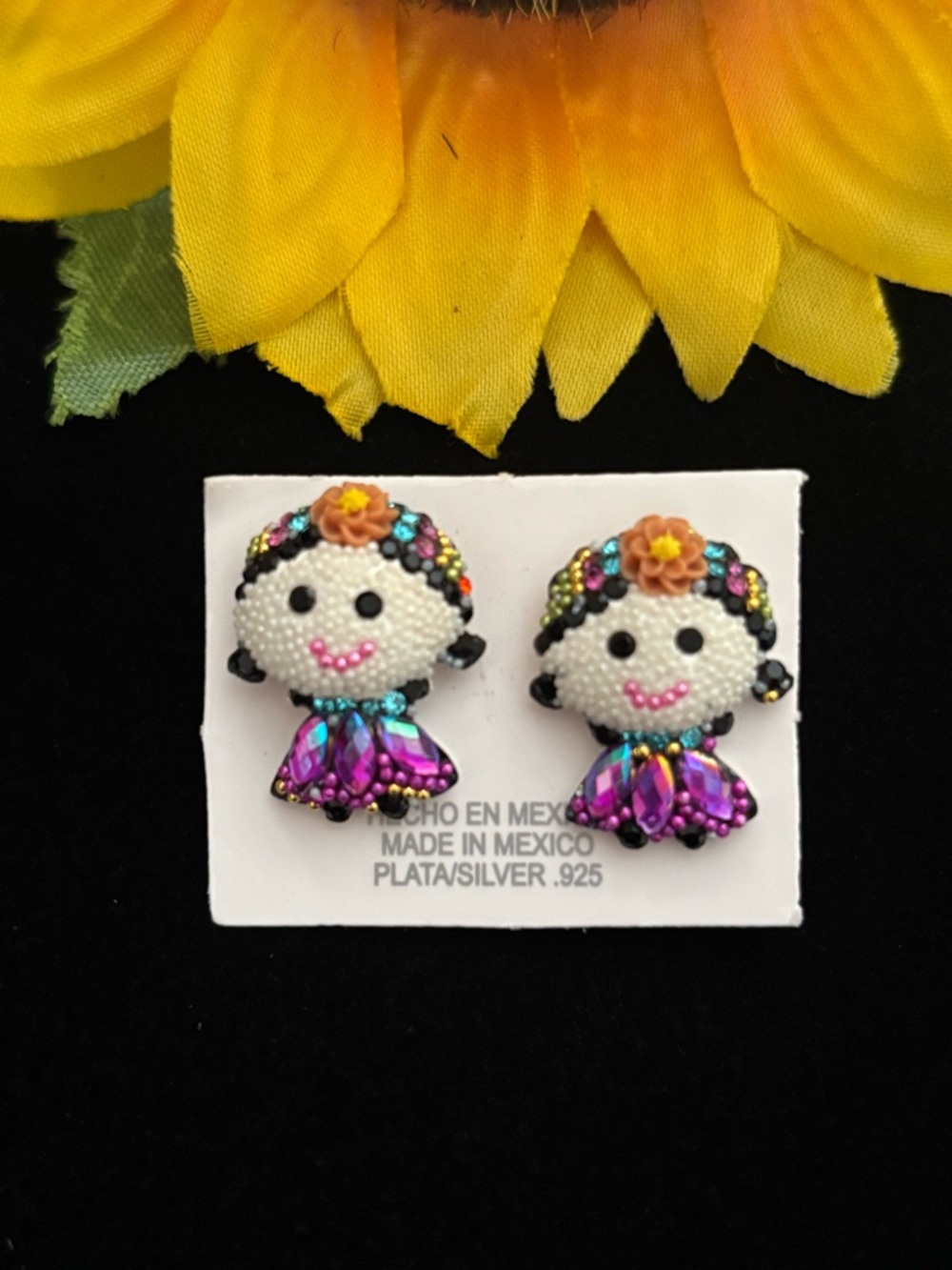 Sterling Silver doll earrings